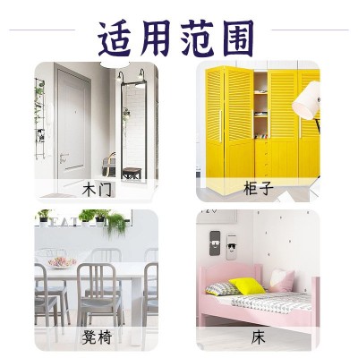 水性木器漆批发家用室外门窗翻新木门家具清漆改色户外家具漆图4