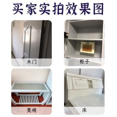 水性木器漆批发家用室外门窗翻新木门家具清漆改色户外家具漆图5