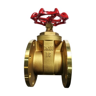 厂家供应黄铜法兰闸阀Z45W-16T 法兰截止阀 源头厂DN15-DN300 批发图5