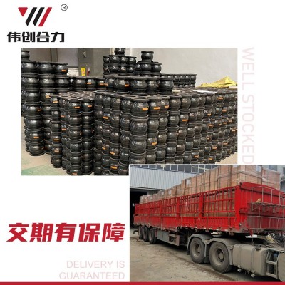 厂家不锈钢橡胶软连接柔性法兰式橡胶补偿器异径可曲挠橡胶软接头图5