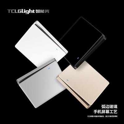 供应酒店连体黑色钢化玻璃开关插座面板单联双控开关五孔USB插座图5