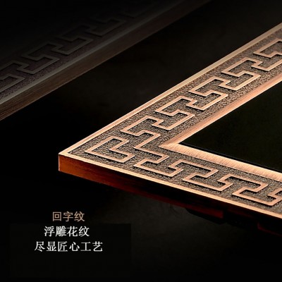 86型暗装别墅家装复古新中式美式红古铜色翘板墙壁开关插座厂家图3