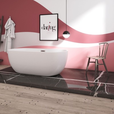bathtub酒店款 现货好价全尺寸亚克力浴缸 独立浴盆薄边AJ-6088图4