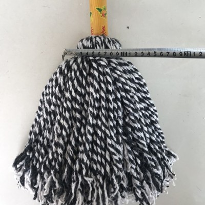 厂家批发圆头吸水棉线拖把工厂家用圆头棉线拖把老式拖布棉线拖把图3