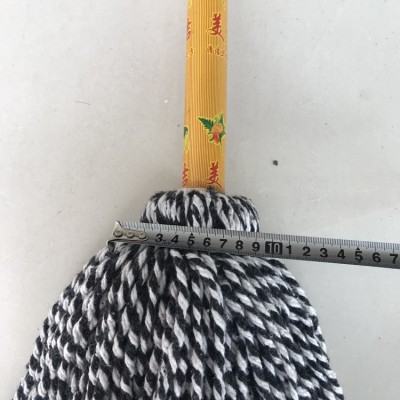 厂家批发圆头吸水棉线拖把工厂家用圆头棉线拖把老式拖布棉线拖把图2