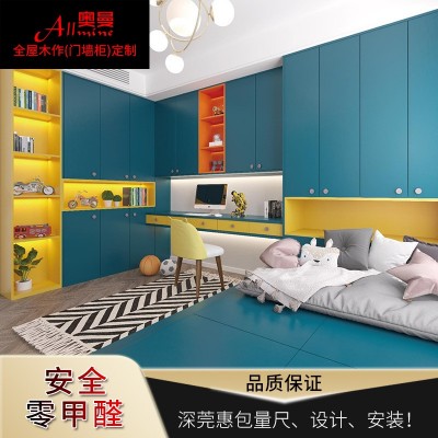 深圳全屋定制现代极简开放式小户型整体橱柜定制厨房厨柜家具订制图4