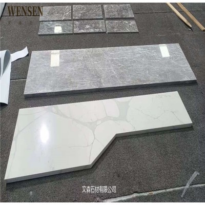 石英石厨柜台面板石英石厨房台面大理石台面厨柜整体图4