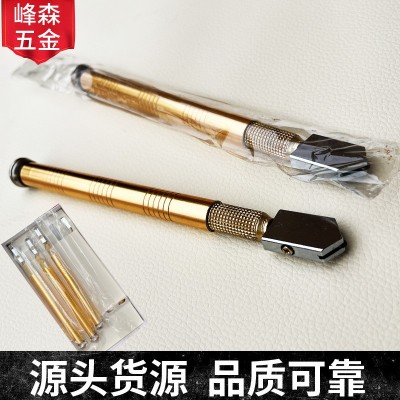 批发供应合金玻璃刀手握式瓷砖玻璃开界器匠作工具玻璃刀切割刀图2