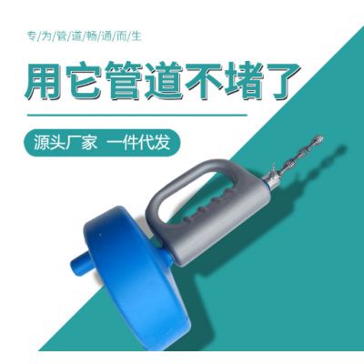 管道疏通器下水道疏通器手摇疏通工具通马桶厕所弹簧钢丝厨房疏通图3