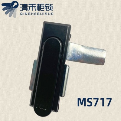 MS717平面锁 配电箱柜门锁 电柜箱连杆锁 机械门锁柜门锁 设备锁图2