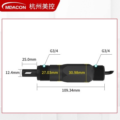 美控RS485数字电极 在线电导率传感器电极探头 高精度电导率电极图4