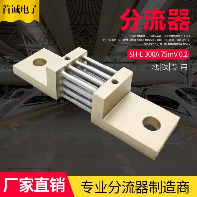 直流分流器SH-L300A 75mV 0.2 标称阻值0.25mΩ 适用新能源充电桩图2