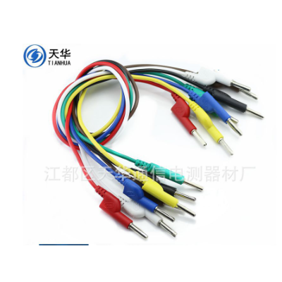 4mm香蕉插头线DCC电力测试线20A2.5平方1/2/3/5米电源试验导线图2