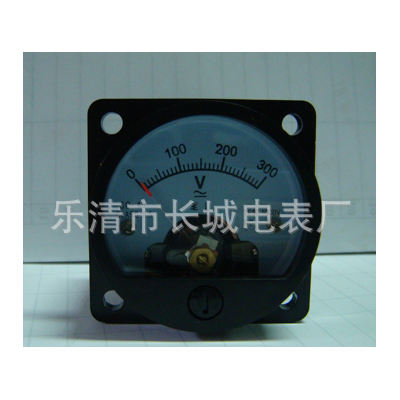 SO-45 300V 圆形交流电压表 黑壳45X45 厂家直销图2