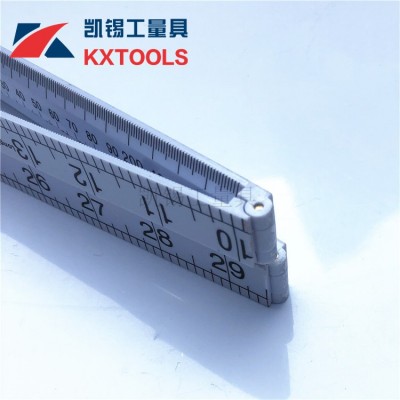 批发 优质1米4折荷兰尺 四折塑料折叠尺 可折尺 长度测量尺图4