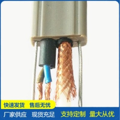 厂商直供 龙门吊扁电缆 款式多样 足米足量 - 柔胜电线电缆图3