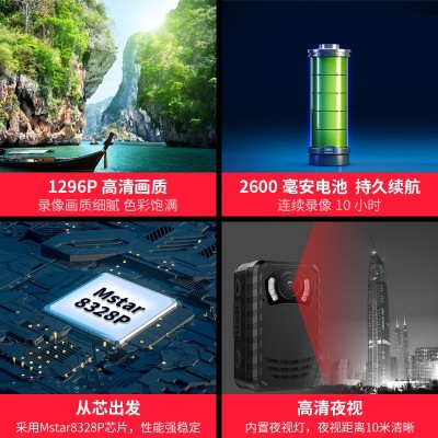 移路通N9执法记录仪高清红外夜视支持生产CCC可以用你们品牌图3