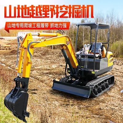 小型挖掘机农用果园工程挖沟小挖机家用微挖多功能勾机微型 挖掘机图4