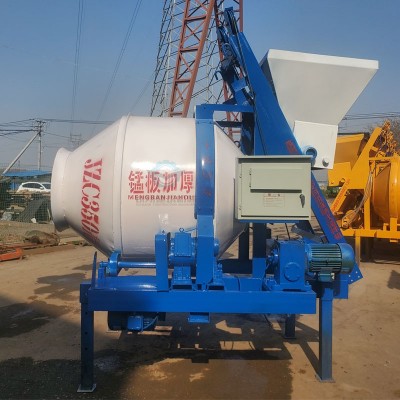 JZC350翻斗搅拌机 自动上料水泥砂浆混合搅拌机 滚筒搅拌机图3