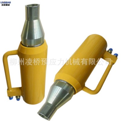 柳州凌桥 前卡式便携张拉千斤顶 钢绞线张拉千斤顶 预应力张拉图3