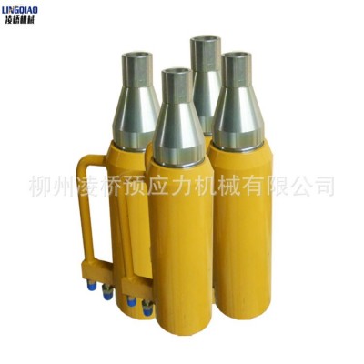 柳州凌桥 前卡式便携张拉千斤顶 钢绞线张拉千斤顶 预应力张拉图2