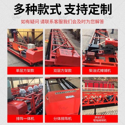 大型桥面铺装振动梁 框架式混泥土路面整平机 三辊轴混凝土摊铺机图4