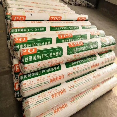 tpo防水卷材 热塑性聚烯烃高分子预铺反粘自粘内增强防水卷材图4