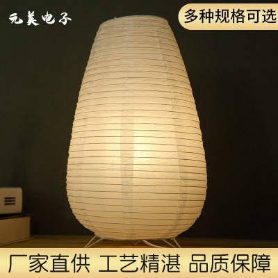跨境LED插电卧室床头书桌创意欧式简约温馨小夜灯日韩式纸台灯