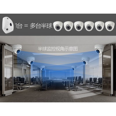 无线VR全景WIFI摄像机智能高清鱼眼360度网络无线wifi监控摄像头图2