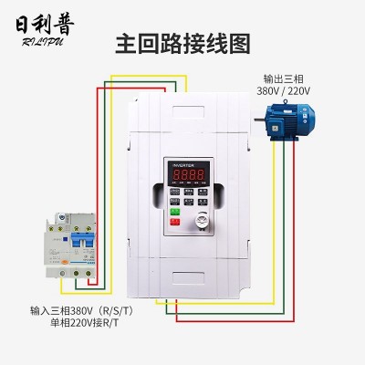 变频器三相380v电机调速控制器风机水泵通用0.75/1.5/2.2/3/7.5 KW图5