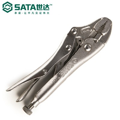 SATA世达工具5寸7寸10寸圆口带刃大力钳夹钳子71101/71102/71103图4