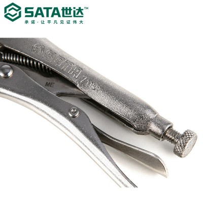 SATA世达工具5寸7寸10寸圆口带刃大力钳夹钳子71101/71102/71103图2