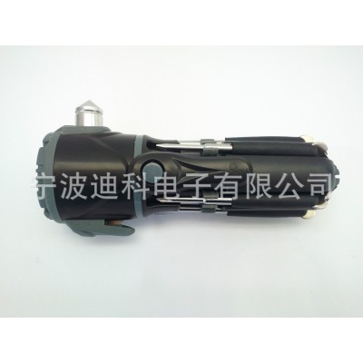 QC-208 多功能螺丝刀带强光手电筒，带灯螺丝刀，八合一螺丝刀图5