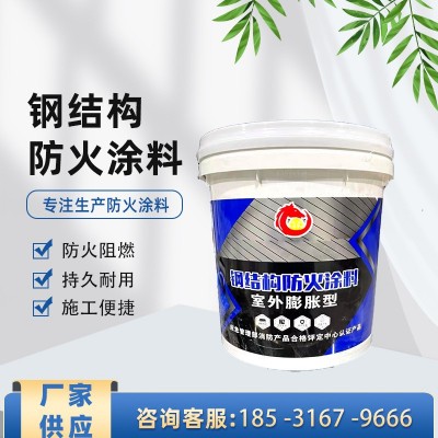 钢结构防火涂料膨胀型隔热工程建材喷涂防火油漆钢结构防火涂料图4