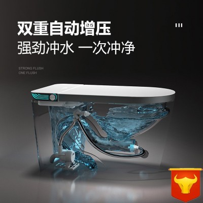 宽座圈家用一体式智能马桶 紫外线全自动智能坐便器 金百盛 卫浴U9图3