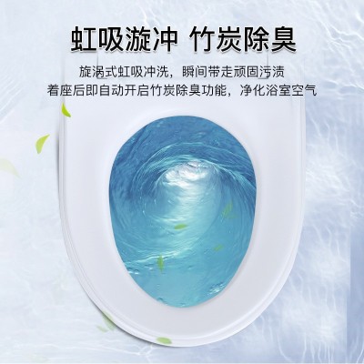 引凡厂家批发智能马桶一体式无水压限制小户型泡沫盾全自动马桶图2