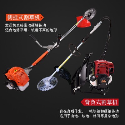 多功能背负式割草机四冲程家用小型打草割灌机果园开荒松土除草机图4