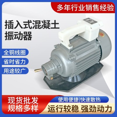 定制加工插入式混凝土振动器手提式铁壳水泥振捣器方头铸铁震动棒图3