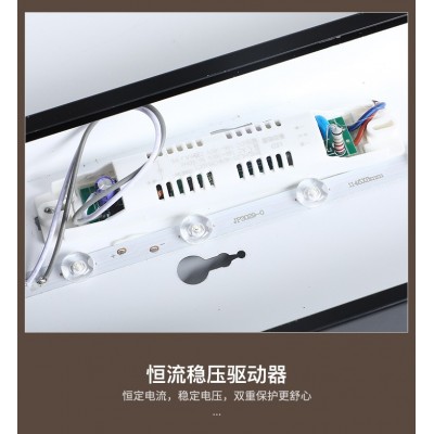 办公灯 led吊线灯办公室健身房商场商用长条灯方通线条灯教室吊灯图4