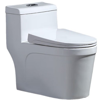 仿智能座便器 虹吸式连体座便器 抽水陶瓷坐便器图5
