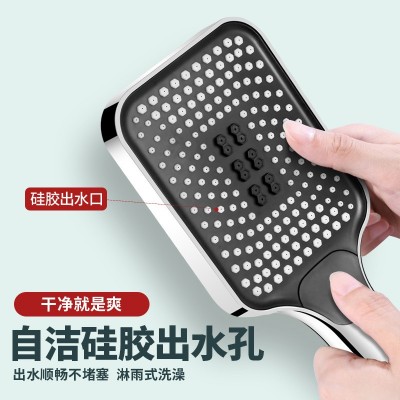 增压花洒喷头超强淋浴洗澡热水器水龙头浴室淋雨手持式加压莲蓬头图3