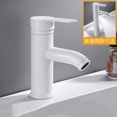 单孔冷热水龙头卫生间台盆全铜龙头浴室洗脸盆洗手池面盆单冷龙头图2
