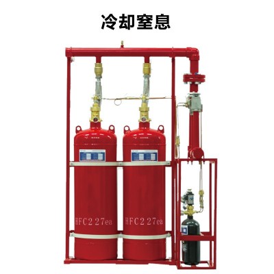 订做加工管网式气体灭火系统悬挂式七氟丙烷灭火器材消防设备定制 1套图3