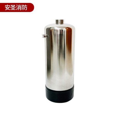灭火器瓶生产厂家 不锈钢灭火器罐体U底不锈钢灭火器筒体气罐 6kg  5个图3