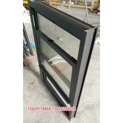 金钢狼提拉窗 可采用美国进口弹簧 铝合金厚1.5-1.8MM 双钢化玻璃图3