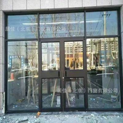 北京肯德基铝合金钢化玻璃商场室外商用门连锁便利店加油站店铺门