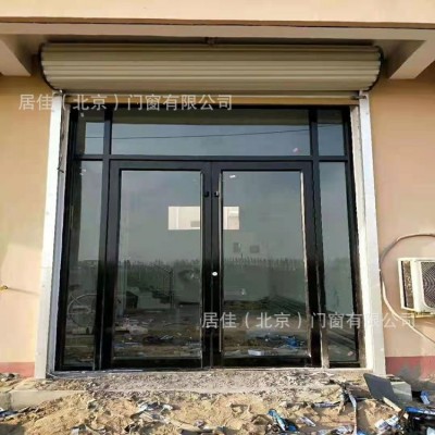 北京肯德基铝合金钢化玻璃商场室外商用门连锁便利店加油站店铺门图2