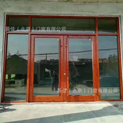 北京肯德基铝合金钢化玻璃商场室外商用门连锁便利店加油站店铺门图4