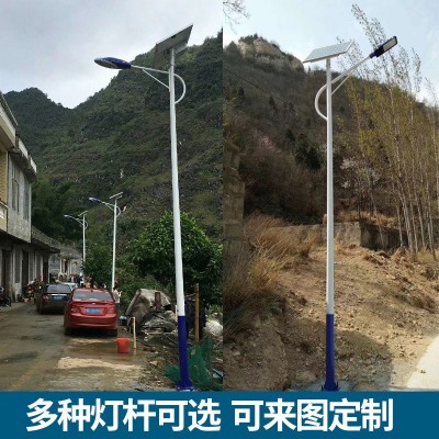 路灯杆厂家太阳能灯杆现货5米6米8米A字臂海螺臂市政灯杆图2