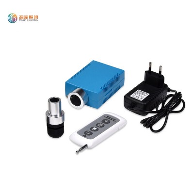定制LED照明光纤机器 七彩闪烁流星光纤机器发光流星满天星光源器图2